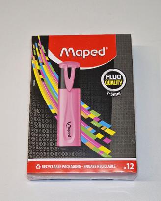 12x Evidenziatori Rosa