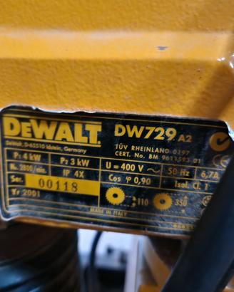 Troncatrice radiale DeWalt DW729 professionale 400