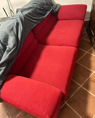 Divano rosso