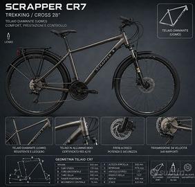 NUOVA SCRAPPER CROSSROAD 28” 24 Velocità Demo