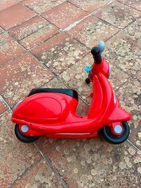 Vespa chicco rossa 1/3 anni