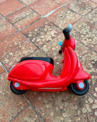 Vespa chicco rossa 1/3 anni