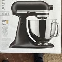 KitchenAid Artisan 4.8L  Planetaria nero opaco