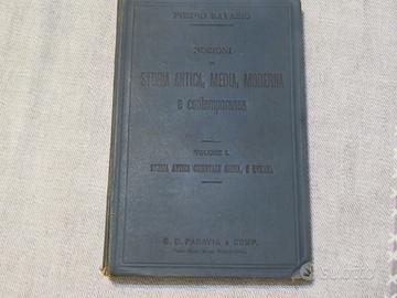 Storia antica, media, moderna e contemporanea