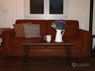 tavolino in zebrano massello