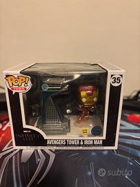 funko pop avengers tower 35 iron man