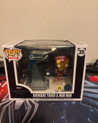 funko pop avengers tower 35 iron man