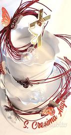 Torta finta per cerimonie.