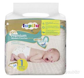 Pannolini taglia 1 Lupilu n'10 pacchi
