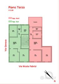 2 Appartamenti Attigui ( ATTICO)