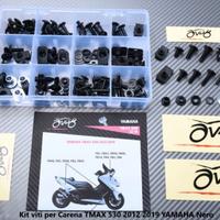 Kit viti per Carena TMAX 530 2012 2019 YAMAHA Nero