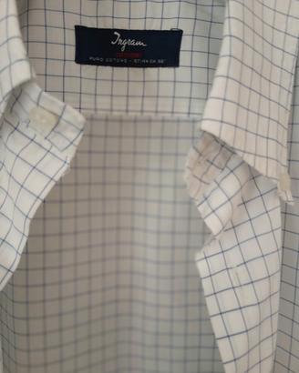 camicia estiva mezze maniche cotone Ingram 