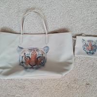 Borsa originale Tosca Blu Tigre con Borsello