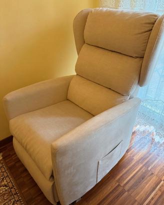 poltrona zucchetti modello optima colore beige