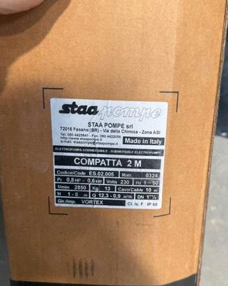 pompa sollevamento acque nere