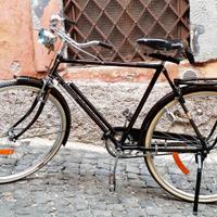 Bicicletta artigianale con freni a bacchetta