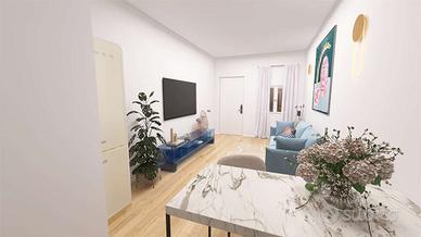 Monolocale ristrutturato