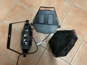 Lotto 3 luci da palco o spettacolo