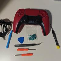 Sony DualSense PS5 Rosso + Kit Manutenzione