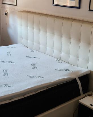 LETTO MATRIMONIALE CONTENITORE CON COMODINI