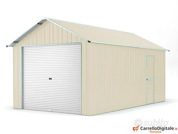 Prefabbricato box cantiere  360x610 avorio
