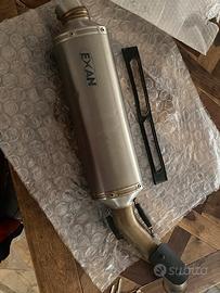 Scarico Exan Titanio KTM (adattabile altre moto)