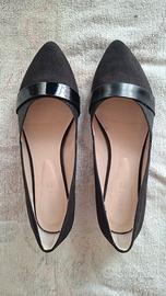 Scarpe ballerine a punta Obsel in vera pelle N.38