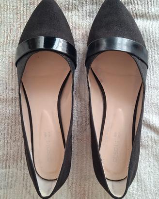 Scarpe ballerine a punta Obsel in vera pelle N.38