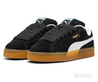 PUMA SUEDE XL DARK RISK sneakers camoscio nere