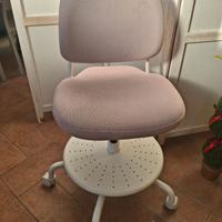 sedia VIMUND IKEA per bambini rosa
