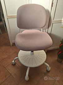 sedia VIMUND IKEA per bambini rosa