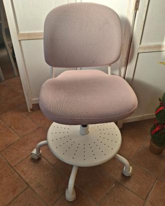 sedia VIMUND IKEA per bambini rosa