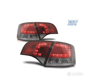 FANALI AUDI A4 B7 AVANT 05-08 LED ROSSO AFFUMICATO