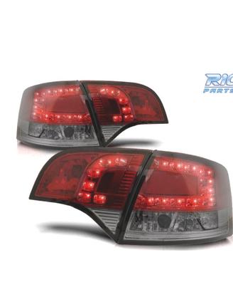 FANALI AUDI A4 B7 AVANT 05-08 LED ROSSO AFFUMICATO