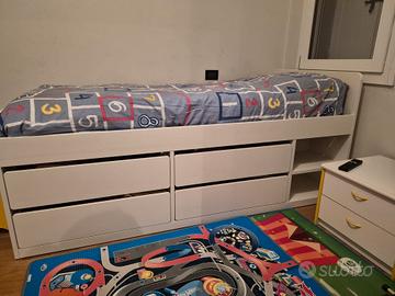letto singolo ikea con cassetti