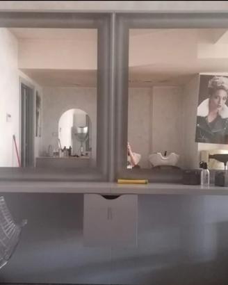 postazione di lavoro per parrucchieri 