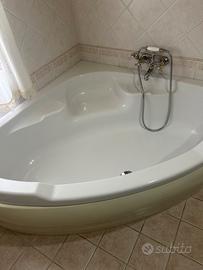 VASCA DA BAGNO ANGOLARE 140X140 RESINA