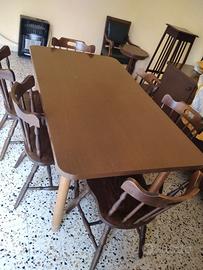 2  tavoli in legno