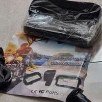 Supporto smartphone moto e bici con caricabatterie