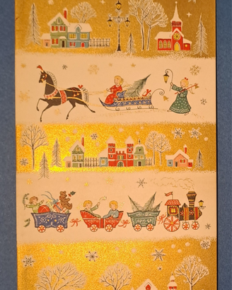 Biglietti vintage auguri natale