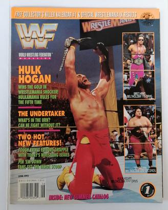 WWF WWE Magazine wrestling vintage giugno 1993