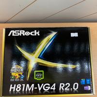 Scheda Madre ASRock H81M-VG4 R2.0 nuova S1150