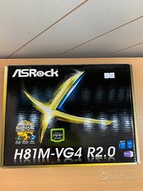 Scheda Madre ASRock H81M-VG4 R2.0 nuova S1150