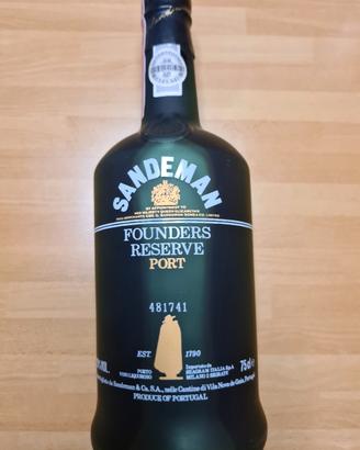 bottiglia porto SANDEMAN Founders reserve da 75cl