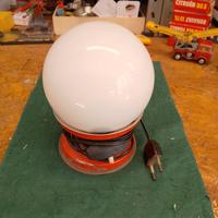 lampada tipo sfera di cristallo anni 70