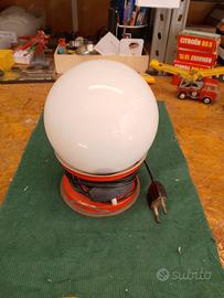 lampada tipo sfera di cristallo anni 70