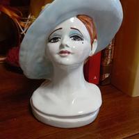 Volto di Donna CIA C.I.A. Manna Torino Ceramica