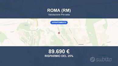 Immobile in asta di 72 m² con box auto a Roma