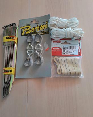 kit  1 = articoli vati per campeggio  nuovi