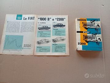 Fiat 1800 B 2300 Catalogo Ricambi originale 1962